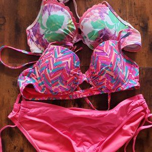 Aerie American Eagle Swimsuit Bikini 3 Piece Lot - See description for sizing
